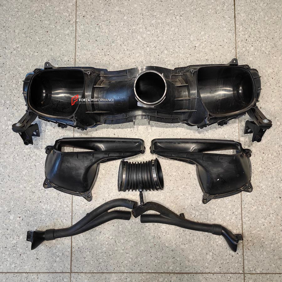 Used Genuine OEM Porsche Air Cleaner Filter Box Duct Assembly with Air Guides for Porsche 911 992.1 GT3 TOURING 2021-2024
Parts were not taken from salvage car, reason of selling parts, we converted our GT3 touring to GT3 "wing" version. So if you need other rear end parts, contact us.
Parts are in good condition, with no cracks or damage.
Part Number: 9GT129407H, 9GT129407D, 9GT129251, 9GT129252.
Note: Professional installation is required.