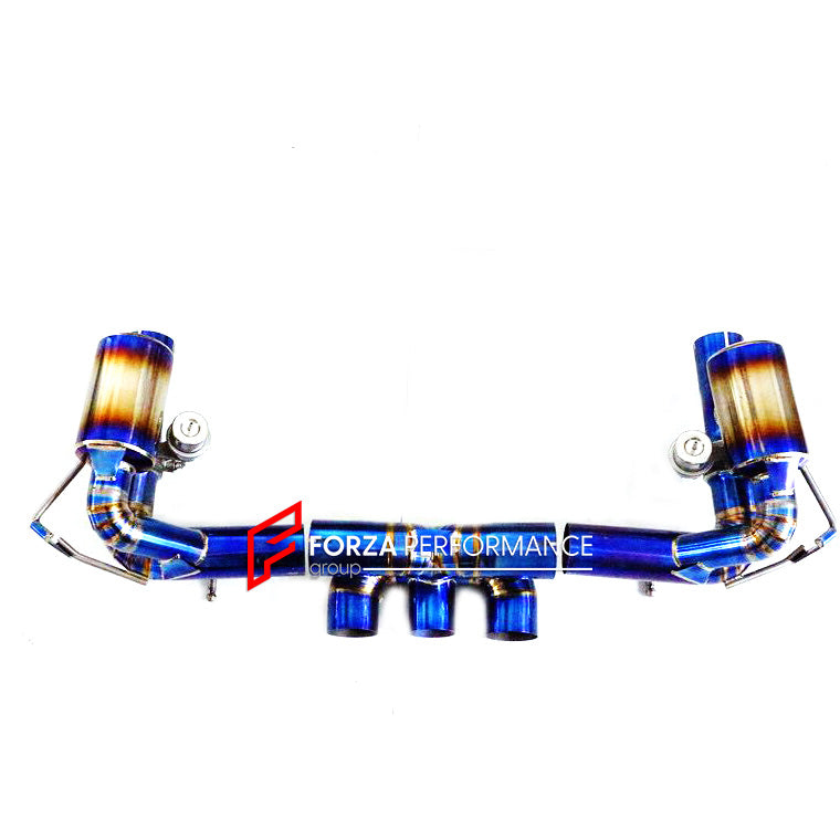 VALVED EXHAUST CATBACK for FERRARI 458 4.5T 2011 - 2015