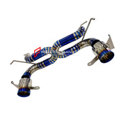 VALVED EXHAUST CATBACK for FERRARI 488 GTB 3.9T 2015 - 2020
Set includes:
Valved Central Pipe with X Pipe 
Exhaust Tips
Material: Titanium (can be made in Stainless Steel)
Optional: We can offer downpipe and catless downpipe
NOTE: Professional installation is required.
Why “Contact Us for Pricing”?
We don’t display fixed prices because our goal is to offer you the most competitive deal possible. Product costs often decrease over time, and by requesting a quote, you’ll receive our most up-t