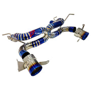 VALVED EXHAUST CATBACK for FERRARI 488 GTB 3.9T 2015 - 2020
Set includes:
Valved Central Pipe with X Pipe 
Exhaust Tips
Material: Titanium (can be made in Stainless Steel)
Optional: We can offer downpipe and catless downpipe
NOTE: Professional installation is required.
Why “Contact Us for Pricing”?
We don’t display fixed prices because our goal is to offer you the most competitive deal possible. Product costs often decrease over time, and by requesting a quote, you’ll receive our most up-t