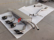 Forza Performance Aggressive sporty sound VALVED EXHAUST CATBACK MUFFLER for Audi Q7 2019+ (3.0T)  Valved exhaust, meaning that has remote, controlled valves - allowing a switch between an aggressive loud sports sound and a sound that is closer to the OEM sound  Set include:  Center Pipes Muffler with valves Exhaust tips Valve control box with remote control (you may also reuse your factory exhaust valve motors
