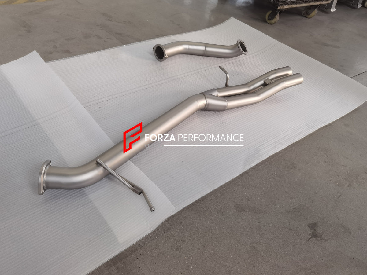 Forza Performance Aggressive sporty sound VALVED EXHAUST CATBACK MUFFLER for Audi Q7 2019+ (3.0T)  Valved exhaust, meaning that has remote, controlled valves - allowing a switch between an aggressive loud sports sound and a sound that is closer to the OEM sound  Set include:  Center Pipes Muffler with valves Exhaust tips Valve control box with remote control (you may also reuse your factory exhaust valve motors