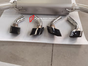 Forza Performance Aggressive sporty sound VALVED EXHAUST CATBACK MUFFLER for Audi Q7 2019+ (3.0T)  Valved exhaust, meaning that has remote, controlled valves - allowing a switch between an aggressive loud sports sound and a sound that is closer to the OEM sound  Set include:  Center Pipes Muffler with valves Exhaust tips Valve control box with remote control (you may also reuse your factory exhaust valve motors