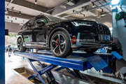 Forza Performance Aggressive sporty sound VALVED EXHAUST CATBACK MUFFLER for Audi Q7 3.0T 2019+
Valved exhaust, meaning that has remote, controlled valves - allowing a switch between an aggressive loud sports sound and a sound that is closer to the OEM sound
Set includes:
Center Pipes
Muffler with valves
Exhaust tips
Valve control box with remote control (you may also reuse your factory exhaust valve motors
Factory exhaust tips must be reused
Material: Stainless steel ( for an extra cost we can make ti