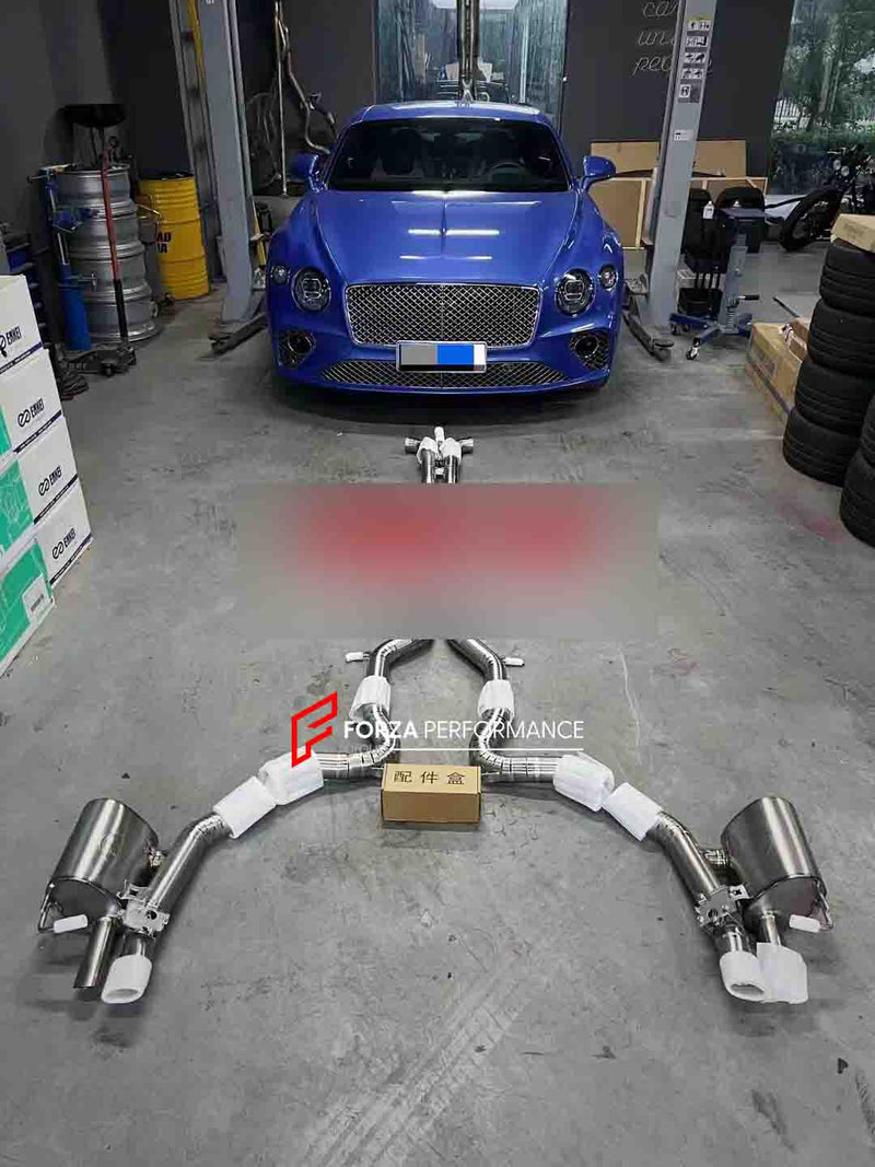 VALVED EXHAUST CATBACK MUFFLER for Bentley Continental GT V8 4.0 2019+