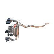Aggressive Sporty Sound Valved Catback Exhaust System with Muffler for BMW 3 SERIES F30 320i 328i N20 2.0T 2012 - 2016
Set include:
Center Pipe
Valved Bypass Muffler
Exhaust Tips
Valve Control Box with Remote Control
Material: Stainless Steel (can be made in titanium)
Production time: 15 working days
NOTE: Professional installation is required
FEATURES:
Engineered Digital prototyping using 3D CAD design software, each car model chassis has been 3D laser scanned in the factor
Factory run all test
