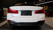 Forza Performance Aggressive sporty sound VALVED EXHAUST CATBACK MUFFLER for BMW 5 SERIES 530i G30 2.0T 2016 - 2020
Valved exhaust, meaning that has remote, controlled valves - allowing a switch between an aggressive loud sports sound and a sound that is closer to the OEM sound
Set includes:
Center Pipes
Exhaust Tips
Muffles with valves
Valve control box with remote control (you may also reuse your factory exhaust valve motors
Factory exhaust tips must be reused
Material: Stainless steel ( for an extr