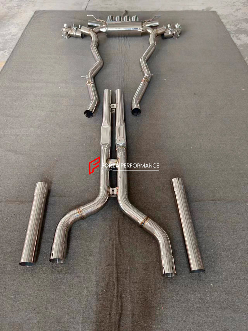 VALVED EXHAUST CATBACK MUFFLER for BMW 5 SERIES G30 M550i 4.4T 2016 - 2020