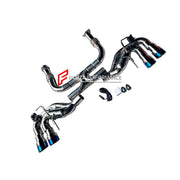Forza Performance Aggressive sporty sound CHEVROLET CORVETTE C8 6.2T 2020+
Valved exhaust, meaning that has remote, controlled valves - allowing a switch between an aggressive loud sports sound and a sound that is closer to the OEM sound
Set includes:
Mid Pipes
Valved Bypass Muffler
Exhaust Tips
Electronic Remote Valve Control
Material: Titanium (can be made in Stainless Steel)
Optional: We can offer downpipe and catless downpipe
Production time: 15 days
FEATURES:
Engineered Digital prototyping usi