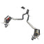VALVED EXHAUST CATBACK MUFFLER for MERCEDES BENZ AMG W212 E63S 5.5T 2013 - 2016
Valved exhaust, meaning that has remote, controlled valves - allowing a switch between an aggressive loud sports sound and a sound that is closer to the OEM sound. Factory exhaust tips must be reused.
Set includes:
Center Pipes with X Pipe
Valved Bypass Mufflers
Electronic Remote Valve Control
Material: Stainless Steel (for an extra cost we can make Titanium)
NOTE: Professional installation is required
We can offer do