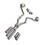 VALVED EXHAUST CATBACK MUFFLER for MERCEDES BENZ AMG W212 E63S 5.5T 2013 - 2016
Valved exhaust, meaning that has remote, controlled valves - allowing a switch between an aggressive loud sports sound and a sound that is closer to the OEM sound. Factory exhaust tips must be reused.
Set includes:
Center Pipes with X Pipe
Valved Bypass Mufflers
Electronic Remote Valve Control
Material: Stainless Steel (for an extra cost we can make Titanium)
NOTE: Professional installation is required
We can offer do