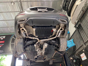 Forza Performance Aggressive sporty sound VALVED EXHAUST CATBACK MUFFLER for MERCEDES BENZ C CLASS W205 C180 1.6T 2015+
Valved exhaust, meaning that has remote, controlled valves - allowing a switch between an aggressive loud sports sound and a sound that is closer to the OEM sound
Set includes:
Center Pipes
Exhaust Tips
Muffles with valves
Valve control box with remote control (you may also reuse your factory exhaust valve motors
Factory exhaust tips must be reused
Material: Stainless steel