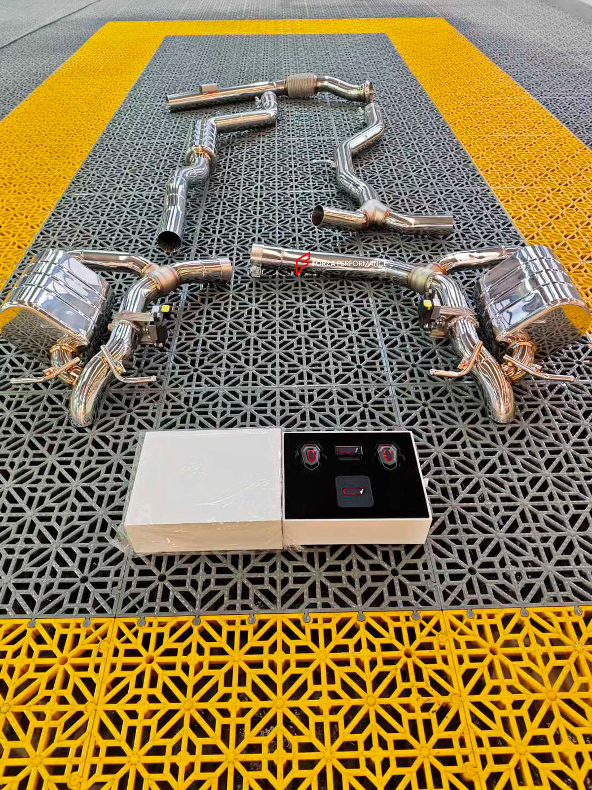 VALVED EXHAUST CATBACK MUFFLER for MERCEDES BENZ CLE CLASS W236 CLE260 2.0T 2023+
Set includes:
Center Pipes
Mufflers with valves
Valve control box with remote control (you may also reuse your factory exhaust valve motors)
Material: Stainless steel (for an extra cost we can make titanium)
NOTE: Professional installation is required.
CONTACT US FOR PRICING
Payment ►
Visa
Mastercard
PayPal with a credit card (add 4.4% at checkout)
Payoneer
Cryptocurrency
Shipment ►
By express DHL/UPS/TNT/FedEx
To th