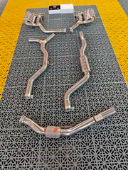 VALVED EXHAUST CATBACK MUFFLER for MERCEDES BENZ CLE CLASS W236 CLE260 2.0T 2023+
Set includes:
Center Pipes
Mufflers with valves
Valve control box with remote control (you may also reuse your factory exhaust valve motors)
Material: Stainless steel (for an extra cost we can make titanium)
NOTE: Professional installation is required.
CONTACT US FOR PRICING
Payment ►
Visa
Mastercard
PayPal with a credit card (add 4.4% at checkout)
Payoneer
Cryptocurrency
Shipment ►
By express DHL/UPS/TNT/FedEx
To th