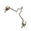 VALVED EXHAUST CATBACK MUFFLER for MERCEDES BENZ W218 CLS350 3.5T 2011 - 2014
Valved exhaust, meaning that has remote, controlled valves - allowing a switch between an aggressive loud sports sound and a sound that is closer to the OEM sound
Set includes:
Resoanted Center Pipes
Valved Bypass Mufflers
Factory exhaust tips must be reused
Material: Stainless steel (can be made in Titanium)
Optional: We can offer downpipe and catless downpipe
Production time: 15 days
FEATURES:
Engineered Digital proto