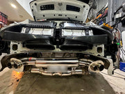 VALVED EXHAUST CATBACK MUFFLER for PORSCHE 911 992.2 CARRERA S 2025+ 3.0L
Set includes:
Catback without muffler
Catless downpipes
Valves
Valve control box with remote control (you may also reuse your factory exhaust valve motors)
Material: Stainless steel
Production time: 10 working days
More options available for additional EXTRA cost (not included in this listing price. Please contact for pricing):
DOWNPIPES with HEAT PROTECTION
Can make that catback in Titanium material
NOTE: Professional installa