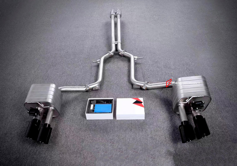 VALVED EXHAUST CATBACK MUFFLER for PORSCHE PANAMERA 970 3.6T 2009 - 2013
