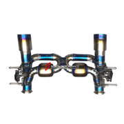 Forza Performance Aggressive sporty sound VALVED EXHAUST CATBACK MUFFLER for MASERATI MC20 2020+ 3.0T
Valved exhaust, meaning that has remote, controlled valves - allowing a switch between an aggressive loud sports sound and a sound that is closer to the OEM sound
Set includes:
X Pipe with Mufflers
Valved Bypass Pipes
Valves Electronic Remote Control
Exhaust Tips
Material: Stainless steel (Can be made in titanium)
Optional: We can offer downpipe and catless downpipe
FEATURES:
Engineered Digital