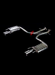 VALVED EXHAUST SYSTEM For LEXUS IS250 XE30 2014+
Valved exhaust, meaning that has remote, controlled valves - allowing a switch between an aggressive loud sports sound and a sound that is closer to the OEM sound
Set includes:
Exhaust Pipe
Valved Muffler
Exhaust Tips 
The valve control unit and remote controller
Material: Stainless steel  (can be done in titanium)
Optional: We can offer downpipe and catless downpipe
Production time: 20-25 days
FEATURES:
Engineered Digital prototyping usi