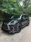 WIDE BODY KIT for LEXUS LX570 2016 - 2020 FORZA PERFORMANCE Custom Fit WALD
Set includes:
Front Lip
Front Fender Flares
Rear Fender Flares
Rear Lip
Middle Trunk Spoiler
Material: FRP Fiberglass and Plastic Chrome Inserts
NOTE: Professional installation is required.
