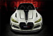 WIDE CARBON BODY KIT for BMW M4 G82/G83 2021+  Set includes:  Front Bumper Wide Fenders Side Skirts Rear Bumper Exhaust Tips