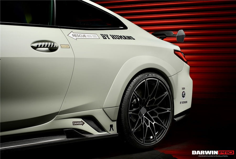 WIDE CARBON BODY KIT for BMW M4 G82/G83 2021+  Set includes:  Front Bumper Wide Fenders Side Skirts Rear Bumper Exhaust Tips