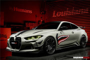 WIDE CARBON BODY KIT for BMW M4 G82/G83 2021+  Set includes:  Front Bumper Wide Fenders Side Skirts Rear Bumper Exhaust Tips