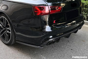 CARBONADO CF8363MTN-CA 2013-2018 Audi RS6 Avant MN Style Carbon Fiber Rear Cap Splliter