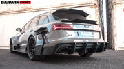 DARWINPRO AERODYNAMICS CF8363BKSS.TS 2013-2018 Audi RS6 Avant BKSS Style Trunk Spoiler