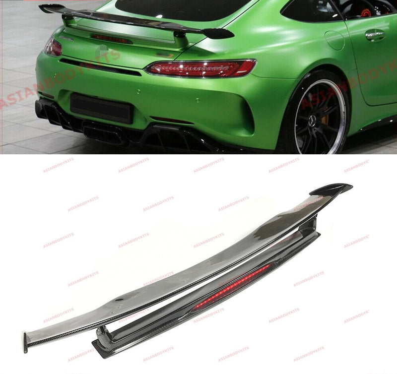 DRY CARBON SPOILER WING for MERCEDES BENZ AMG GTS GTR C190 2015 - 2018