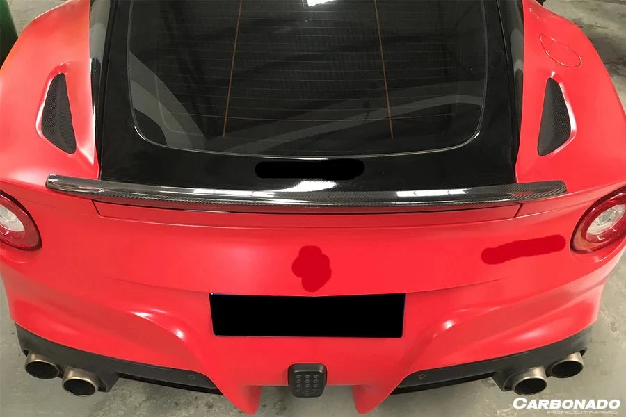 2012-2017 Ferrari F12 Berlinetta DC Style Carbon Fiber Trunk Spoiler