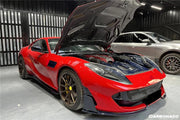 DRY CARBON HOOD BONNET for FERRARI 812 SUPERFAST
Set includes:
Hood
Material: Dry Carbon
Note: Professional installation is required