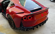 2018-UP Ferrari 812 Superfast | GTS OE Style Rear Bonnet Lower Insert