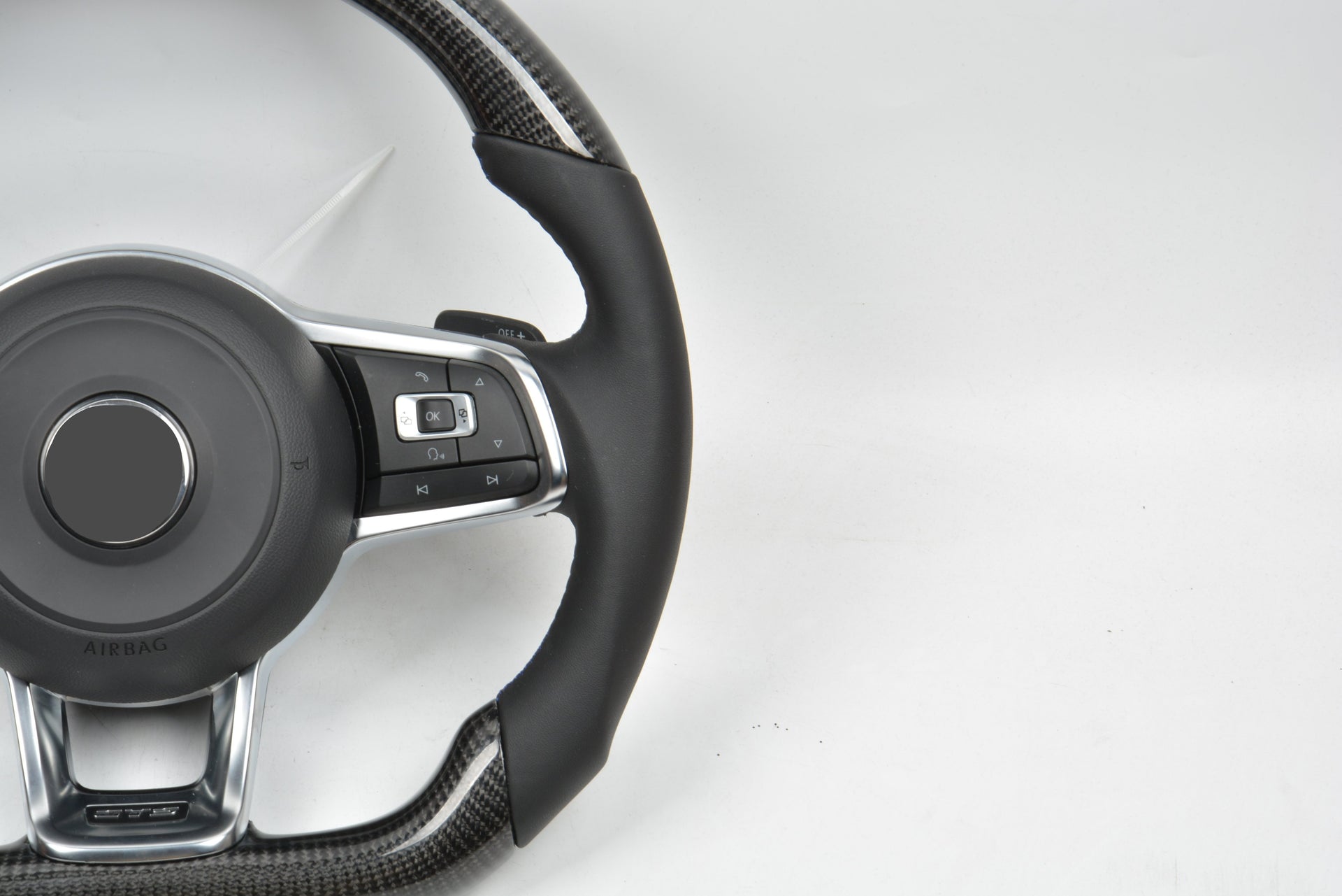 CUSTOM CARBON STEERING WHEEL for Volkswagen R