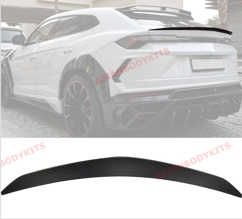 DRY CARBON FIBER MIDDLE TRUNK SPOILER for LAMBORGHINI URUS SUV 2018 - 2022