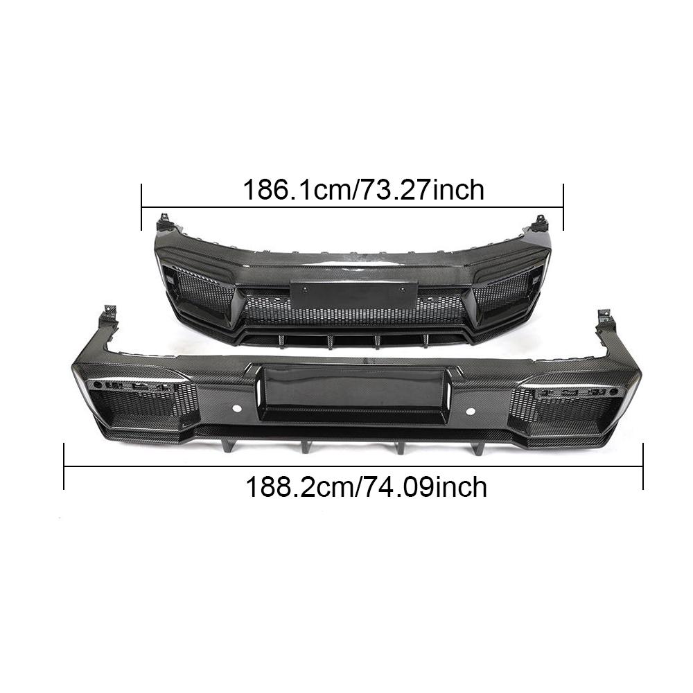 DRY CARBON FIBER BODY KIT for MERCEDES BENZ G class W463A W464 G63 AMG 2018+ FRONT BUMPER REAR BUMPER FENDER FLARES