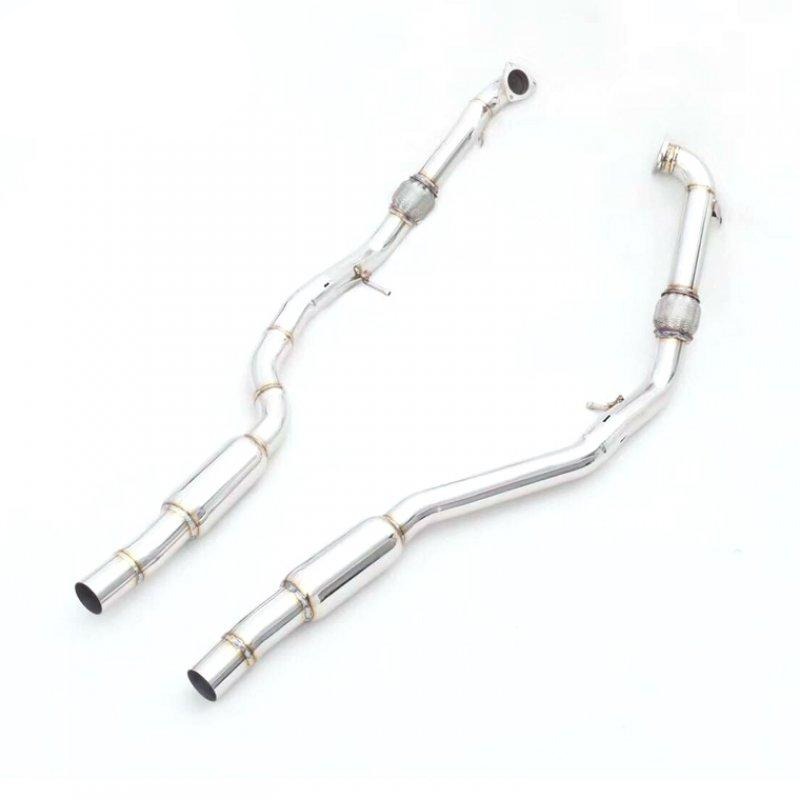 Exhaust downpipe For AUDI S4 B9