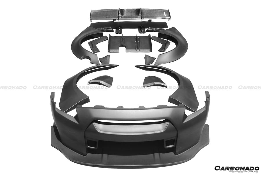 Carbonado 2008-2016 Nissan GTR R35 CBA/DBA DE Style Full Body Kit
