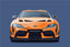 BKSS CARBON BODY KIT FOR TOYOTA SUPRA A90 2019+ Set include: Front Lip Rear Diffuser Side Skirts Material: Carbon Fiber Note: Professional installation is required
