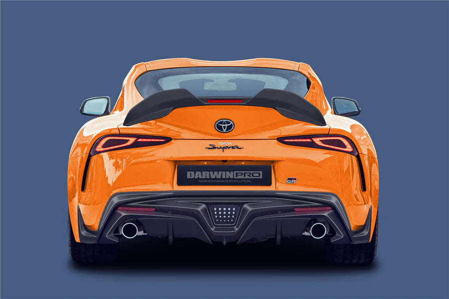 BKSS CARBON BODY KIT FOR TOYOTA SUPRA A90 2019+  Set include:  Front Lip Rear Diffuser Side Skirts Material: Carbon Fiber  Note: Professional installation is required