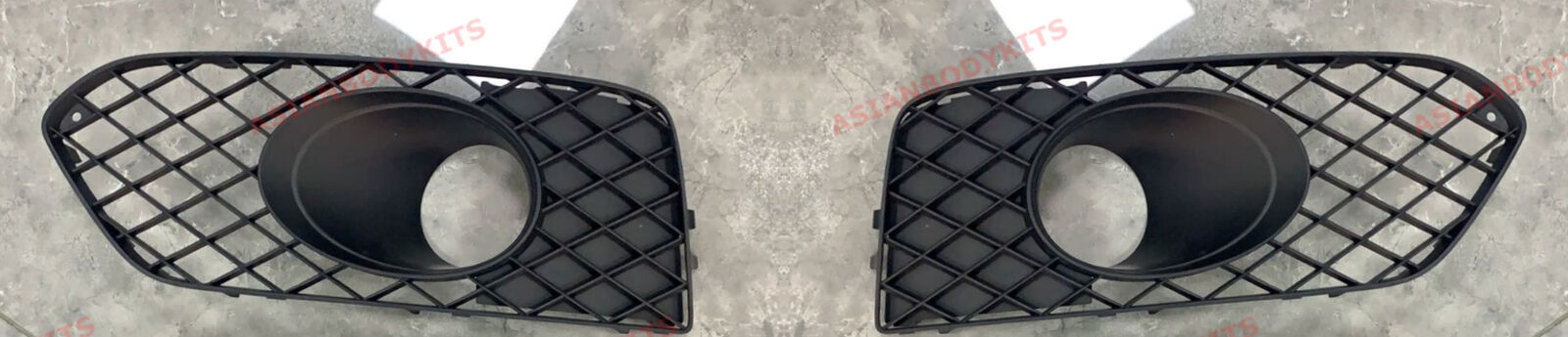 BLACK SIDE MESH LOWER MESH for FRONT BUMPER of BENTLEY BENTAYGA 2015 - 2020