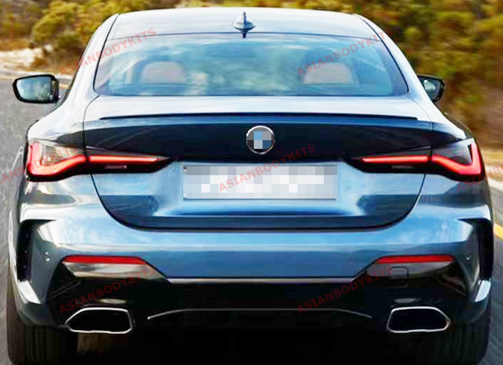 BMW-4-REAR-DIFFUSER-BODY-KIT-PARTS-G22-2020-NEW-EXHAUST-TIPS