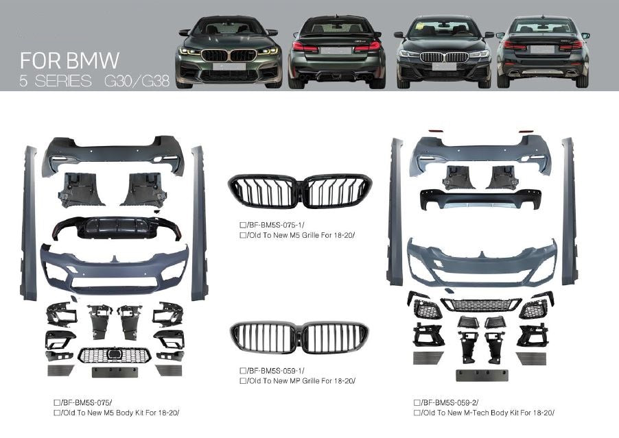 Sport-Performance Umbau 13tlg.Stoßstange Bodykit Passt Für BMW X5 E70 Bj07 10~4