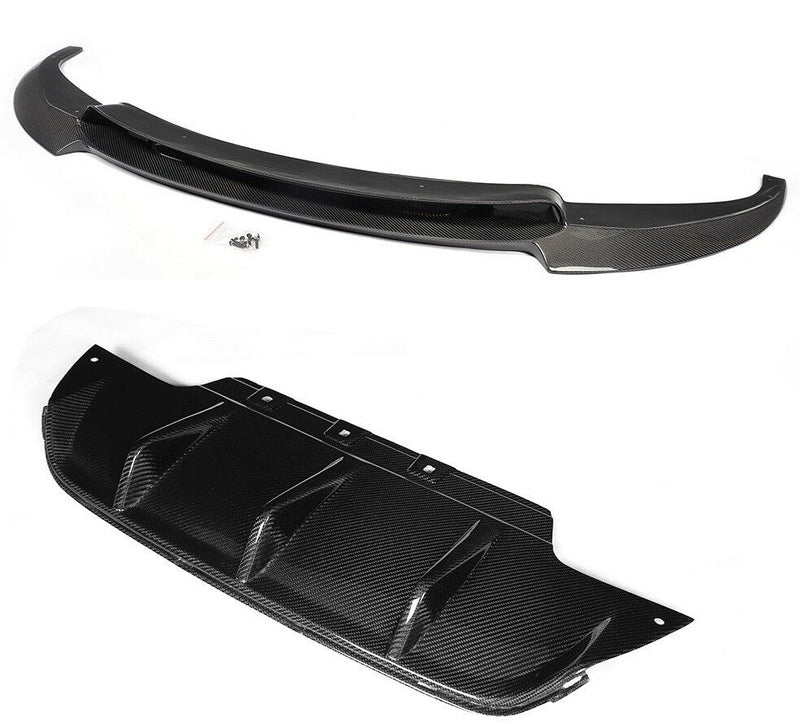 for BMW M6 F06 F12 F13 CARBON FRONT LIP CARBON DIFFUSER 2011-2017