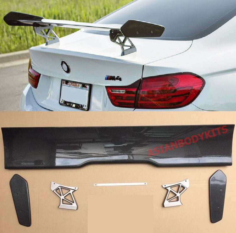CARBON FIBER TRUNK SPOILER wing for BMW M4 F82 GTS style