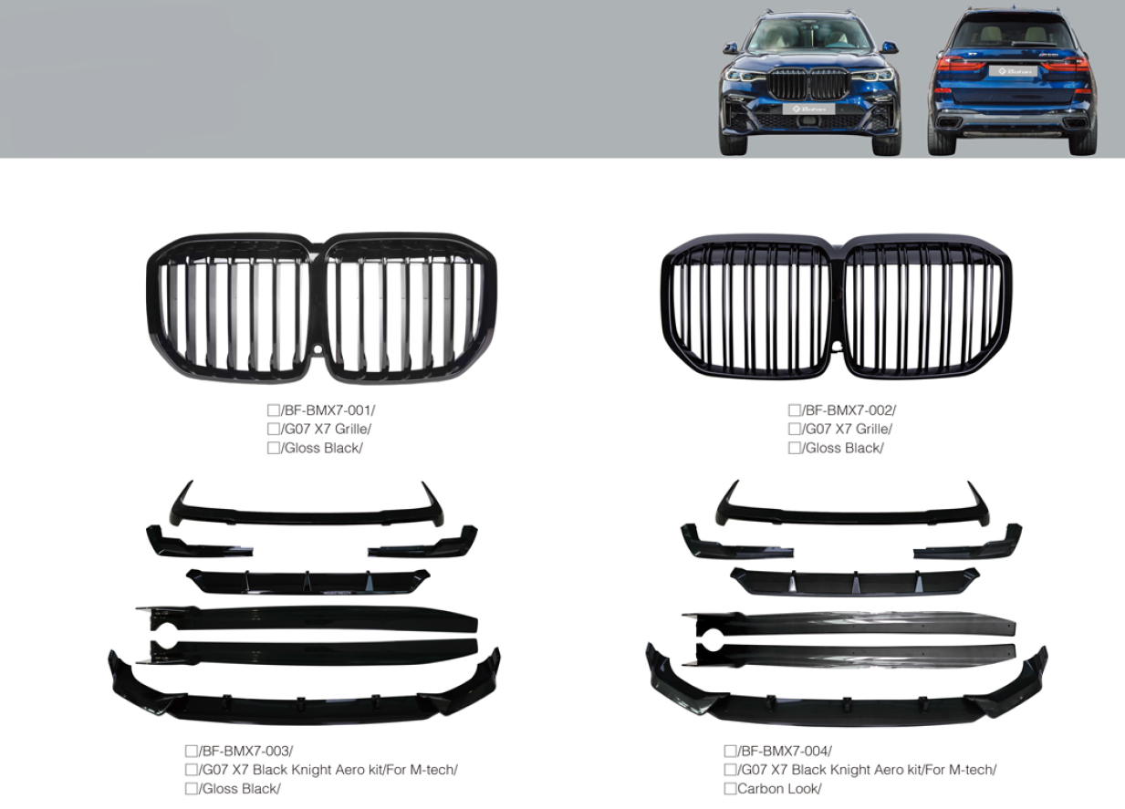 Bmw x7 G07 body kit