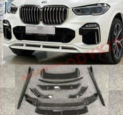 body kit X5 G05 paradigm 2019+ plastic front lip side skirts rear diffuser two spoilers