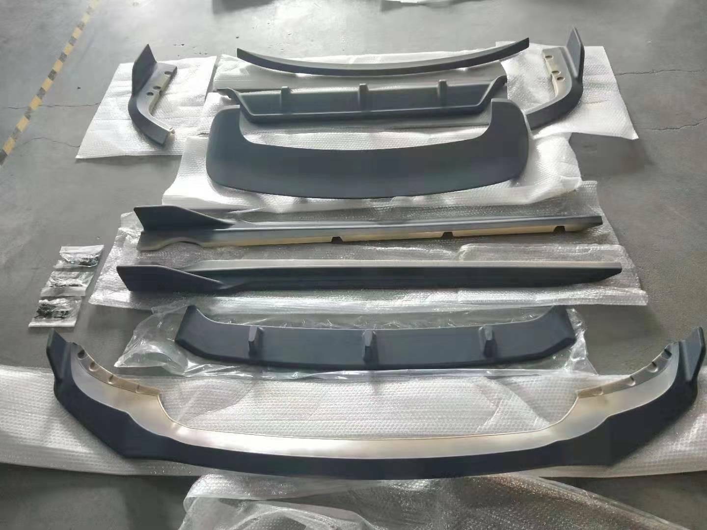 body kit X5 G05 paradigm 2019+ plastic front lip side skirts rear diffuser two spoilers