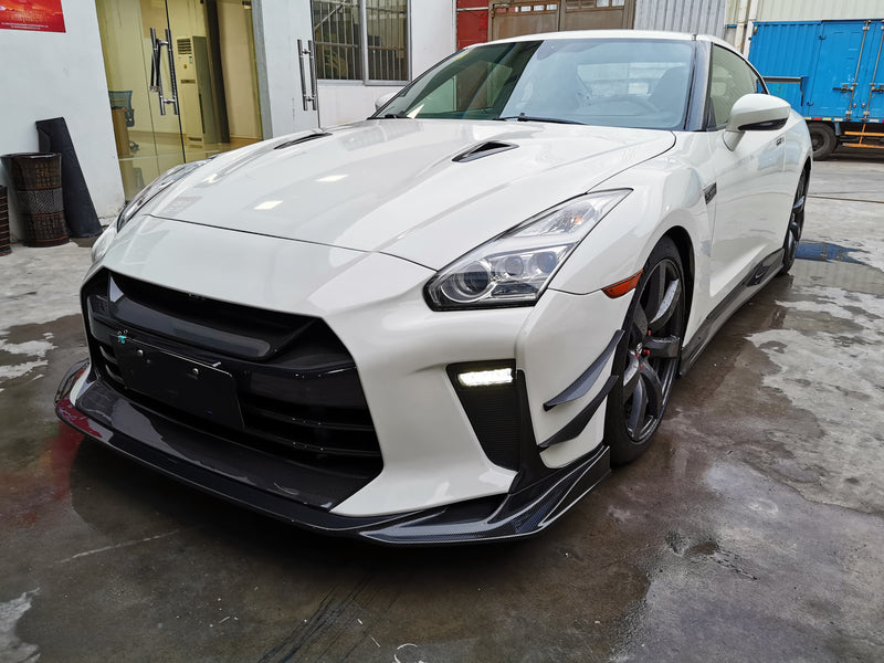 BODY KIT for NISSAN GTR R35 2016+ FRONT BUMPER HOOD REAR BUMPER SIDE SKIRTS SPOILER