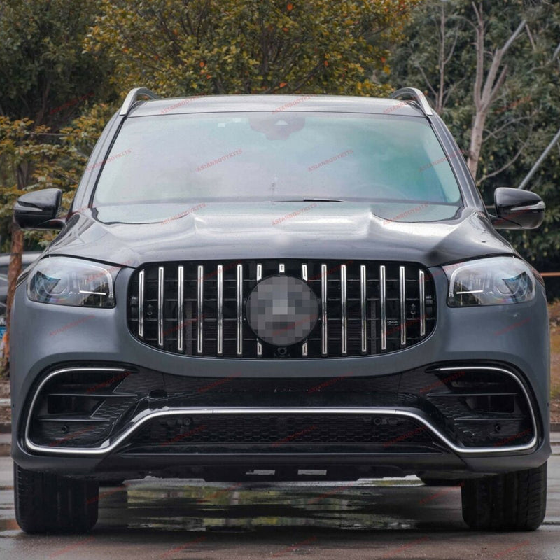 BODY KIT for MERCEDES BENZ GLS X167 GLS63 AMG 2020+ FRONT BUMPER FRONT GRILLE EXHAUST TIPS